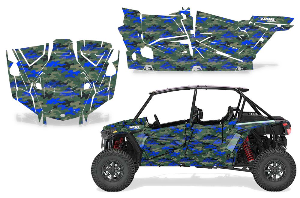 Slash Camo - Blue Design