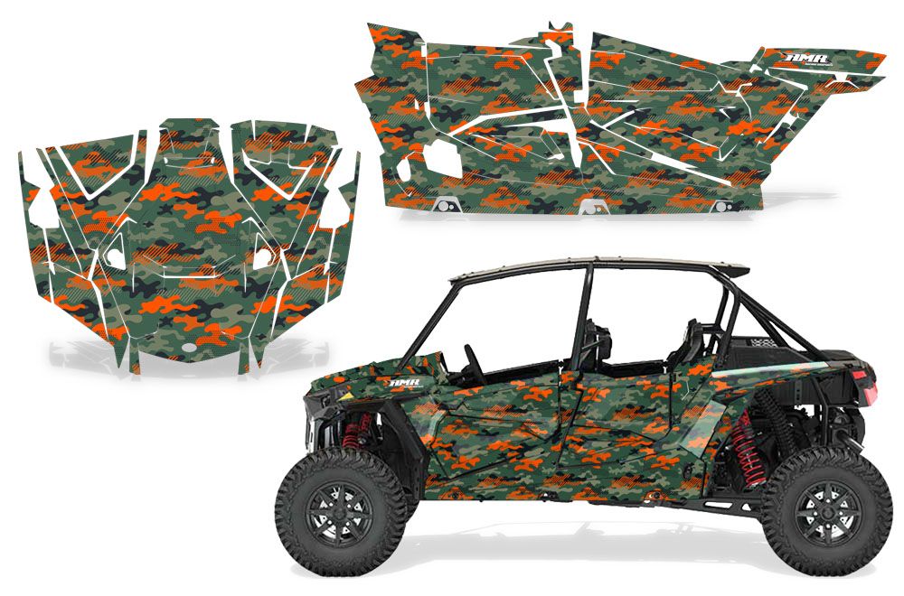 Slash Camo - Orange Design