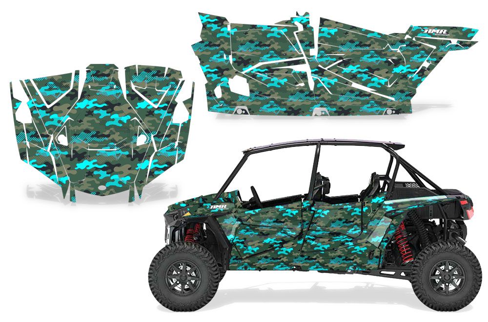 Slash Camo - Teal Design