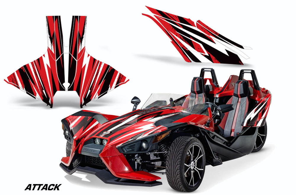 Polaris Slingshot SL Partial Coverage Graphics Kit (2015-2022)