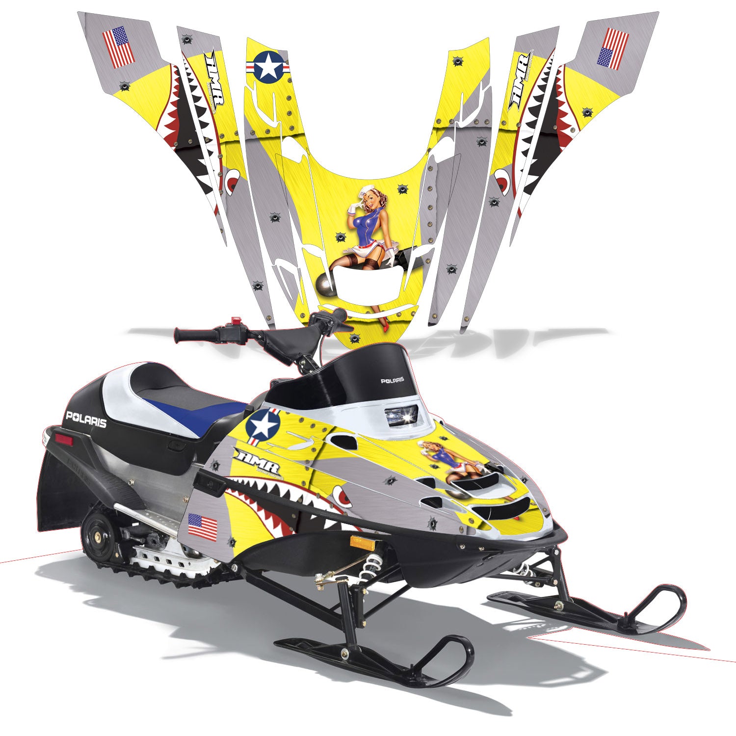 Polaris XC 120 (2000-2020) Snowmobile Graphics
