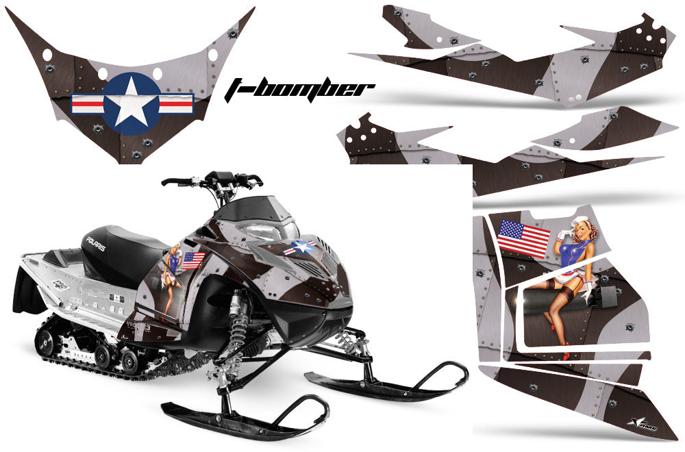 Polaris IQ Race 600 Snowmobile Graphics