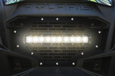 Custom Grille for Polaris RZR 900 & RZR 800 with LED Light Bar (2011-2014) - Bricks