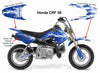 CRF 50 Graphics - Ride the Lightning - Blue