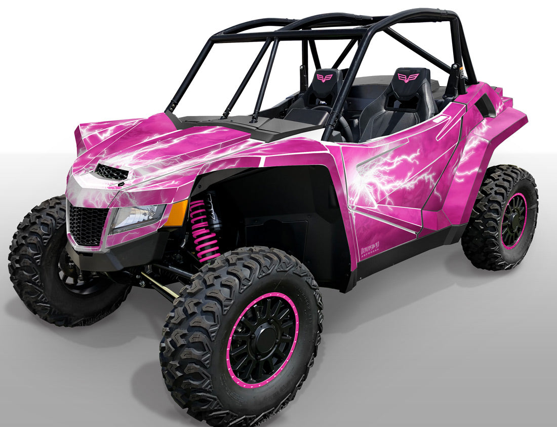 Ride the Lightning - PINK background