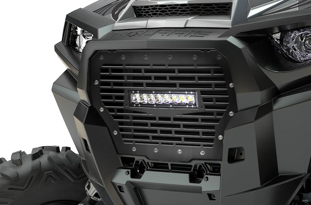 Custom Grille for Polaris RZR Turbo with LED Light Bar (2017-2018)