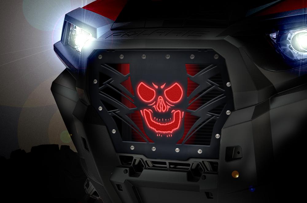 Custom Grille for Polaris RZR Turbo with X-Lite (2017-2018) - HAVOC