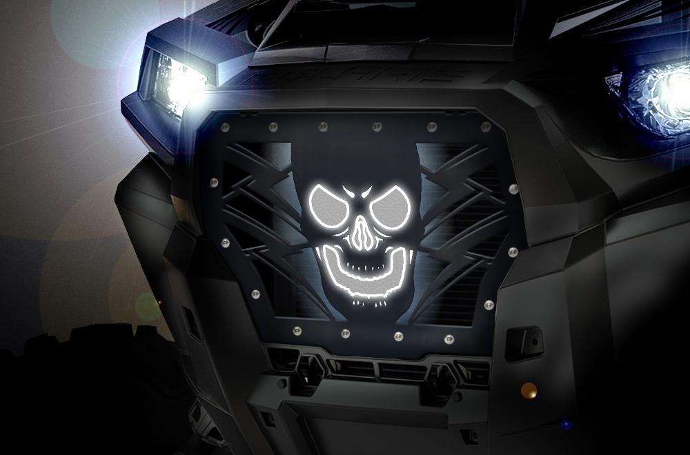 Custom Grille for Polaris RZR Turbo with X-Lite (2017-2018) - HAVOC