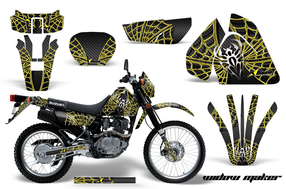 Widow Maker - BLACK background YELLOW design