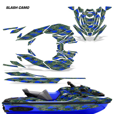 Slash Camo - Blue Design