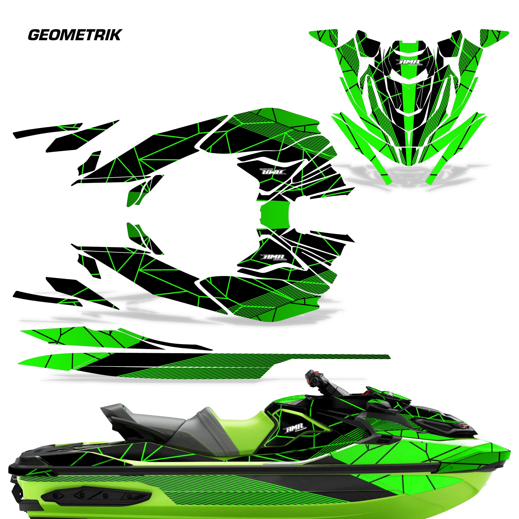 Sea Doo RXT-X-GTX 300 Watercraft Graphics (2019-2023)