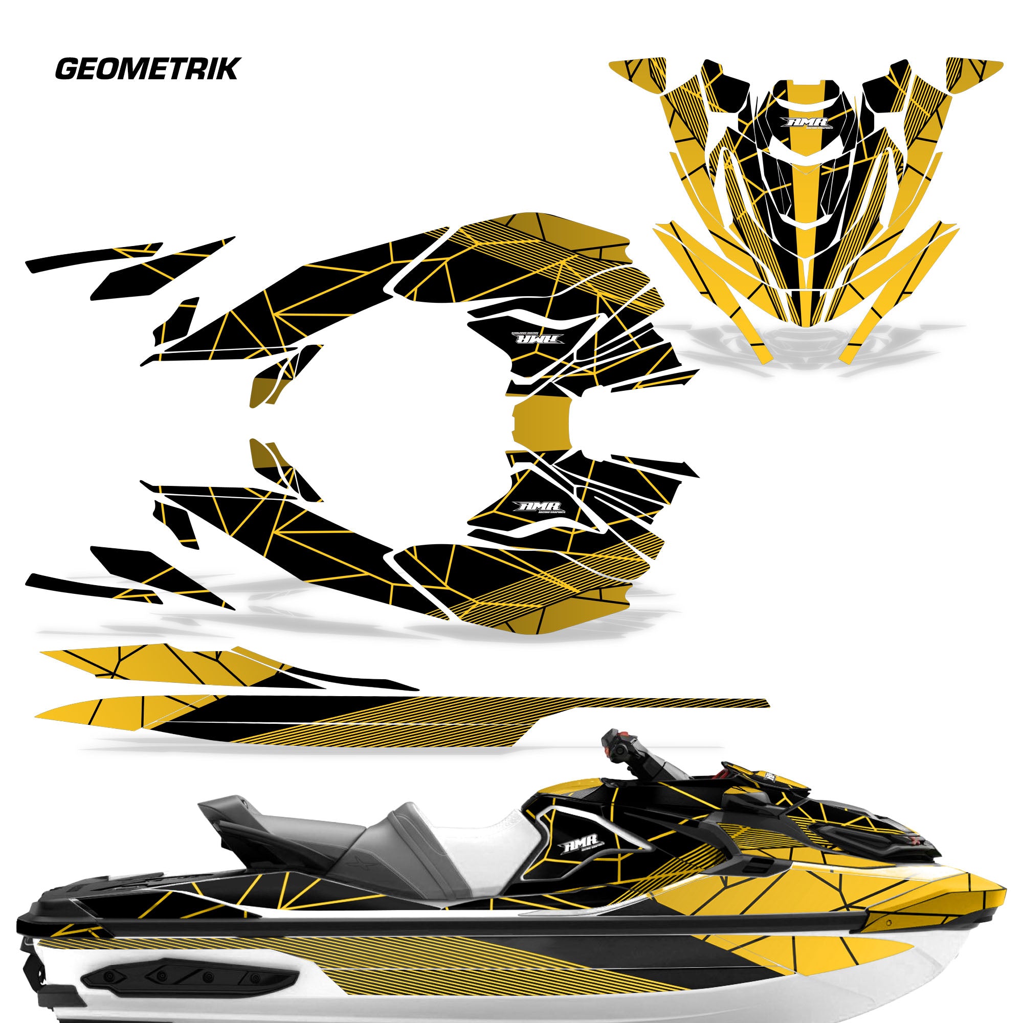 Sea Doo RXT-X-GTX 300 Watercraft Graphics (2019-2023)