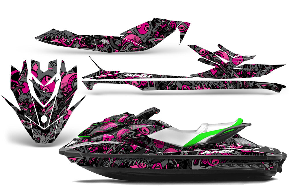 Pink Tune In Design wrap on Sea-Doo GTI watercraft (2011–2019)