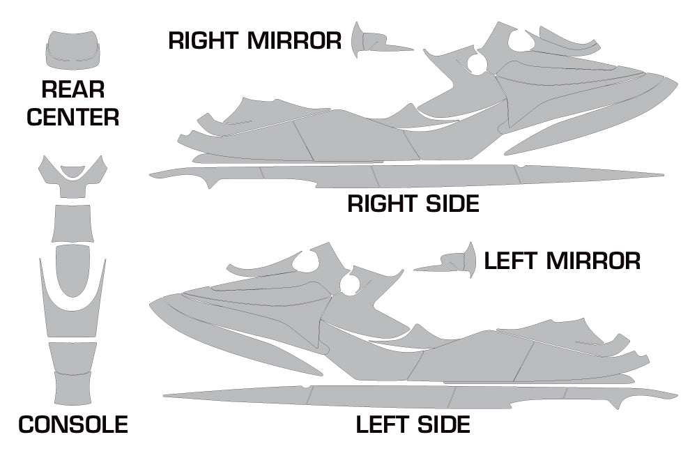 Sea Doo Bombardier GSX Graphics  (1996-1999)