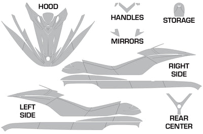 Sea Doo Bombardier GTI Jet Ski Graphics (2006-2010)