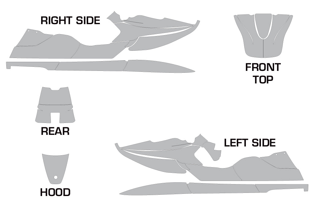 Sea Doo XP Bombardier XP Graphics (1993-1996)