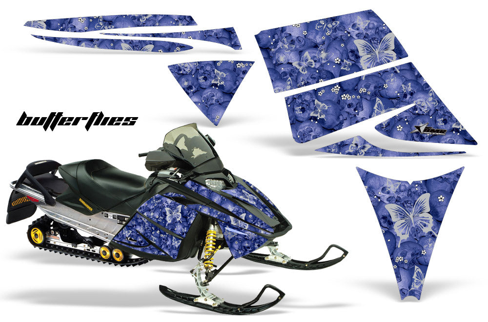 Ski Doo Rev Sled Snowmobile Graphic Wrap Kit (2003-2009)