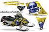 Ski Doo Rev Sled Snowmobile Graphic Wrap Kit (2003-2009)