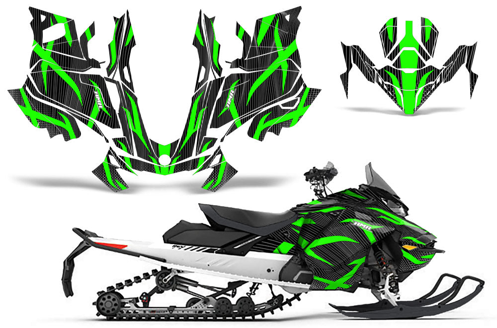 Zooted - BLACK background GREEN design