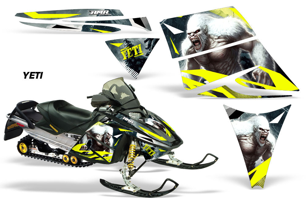 Ski Doo Rev Sled Snowmobile Graphic Wrap Kit (2003-2009)