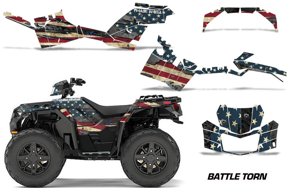 Polaris Sportsman 850/1000 ATV Quad Graphic Kit 2017-2019