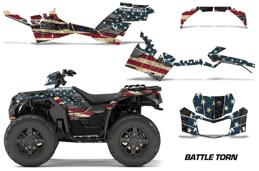 Polaris Sportsman 850/1000 ATV Quad Graphic Kit 2017-2019
