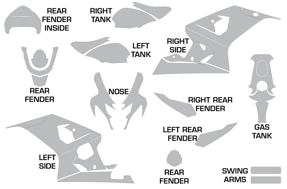 Suzuki GSXR 600/750 Graphics (2004-2005)