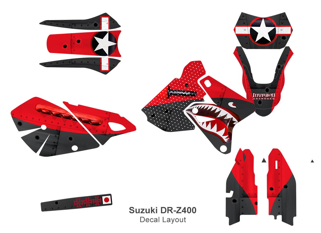 War Machine - Red background / Black design