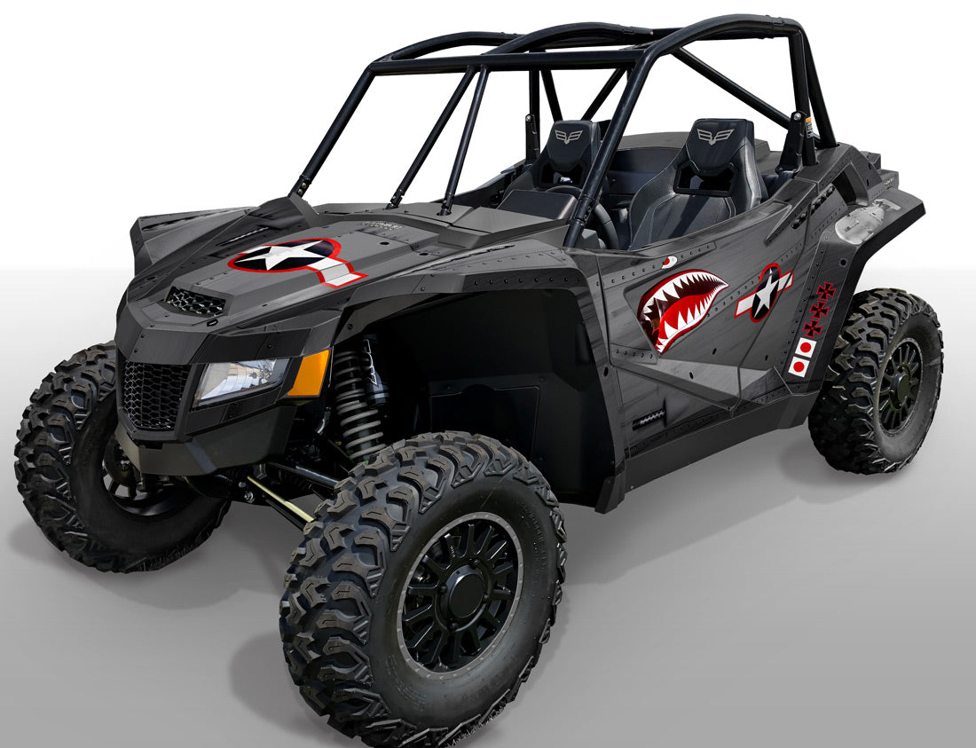 War Machine - Black background / Gray design