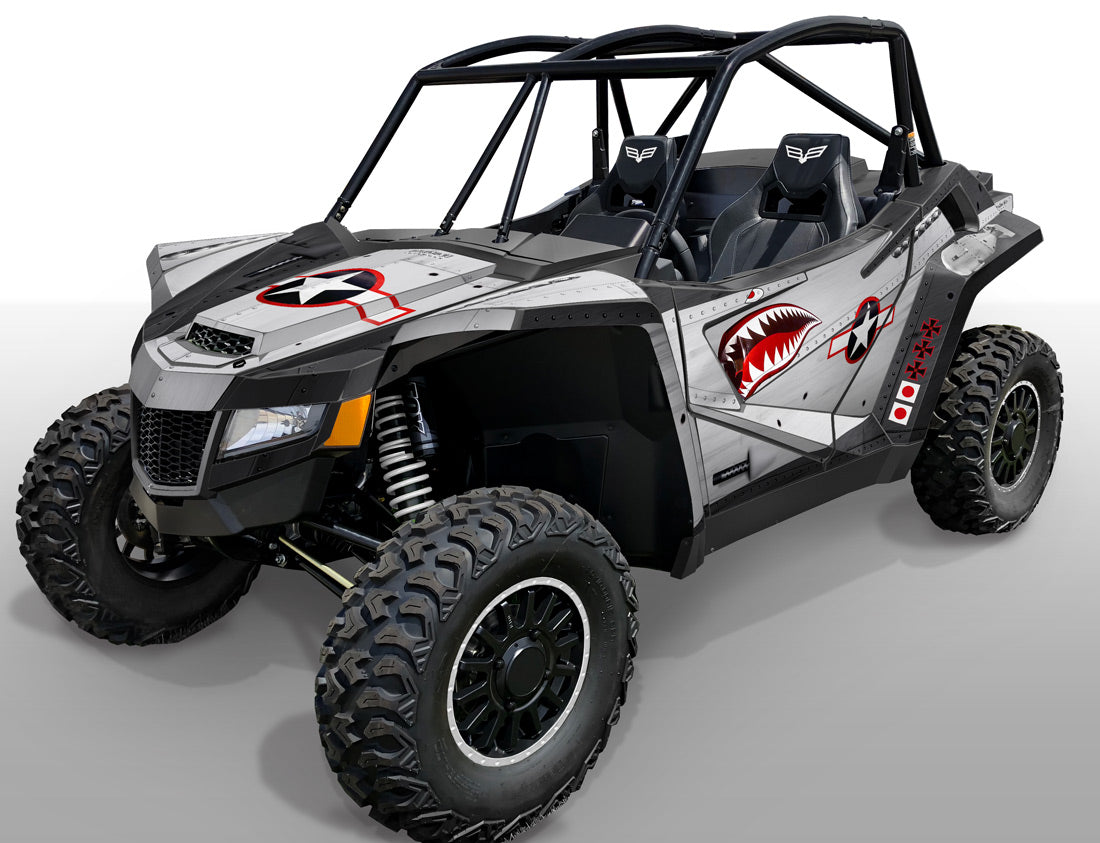 War Machine - Black background / Silver design