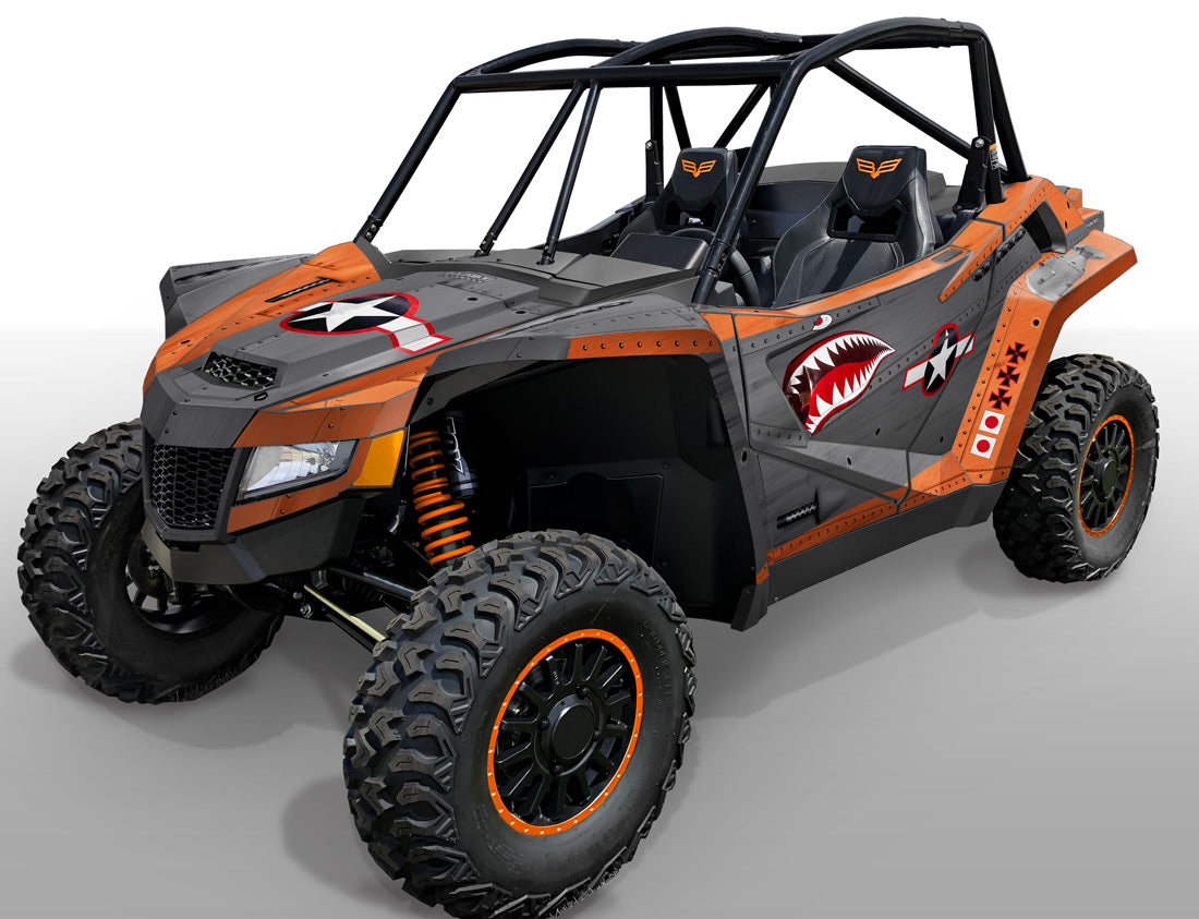 War Machine - Orange background / Gray design