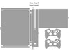 Xbox One S Graphics - Console Skin with 2 Controller Skins - Arsenal