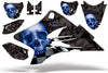 TTR50 (2006-2022) Checkered Skull - Black background Blue design