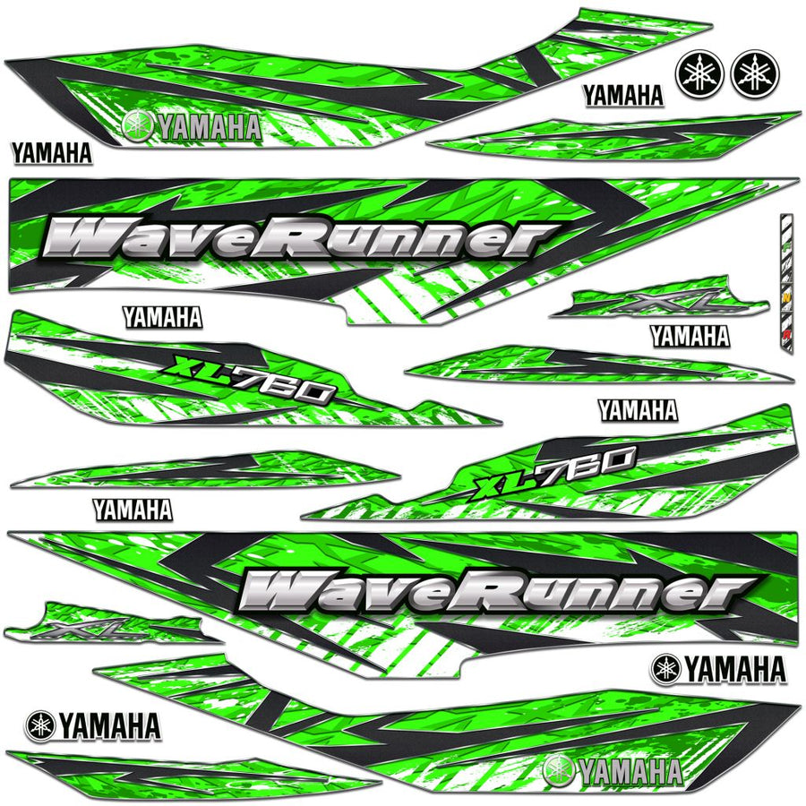 Yamaha WaveRunner XL 760 Accent Graphics (1999-2001)