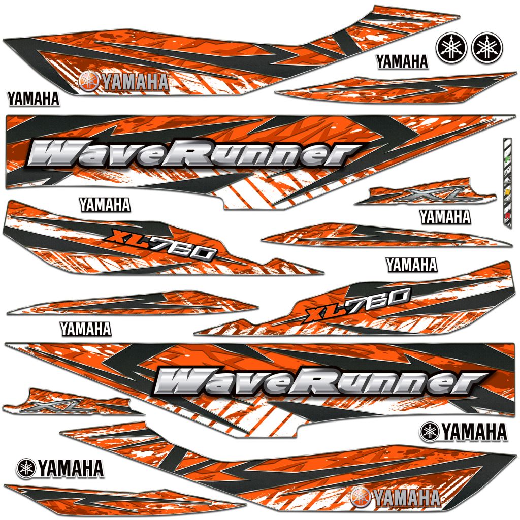 Yamaha WaveRunner XL 760 Accent Graphics (1999-2001)