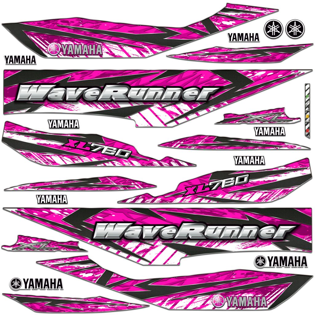 Yamaha WaveRunner XL 760 Accent Graphics (1999-2001)