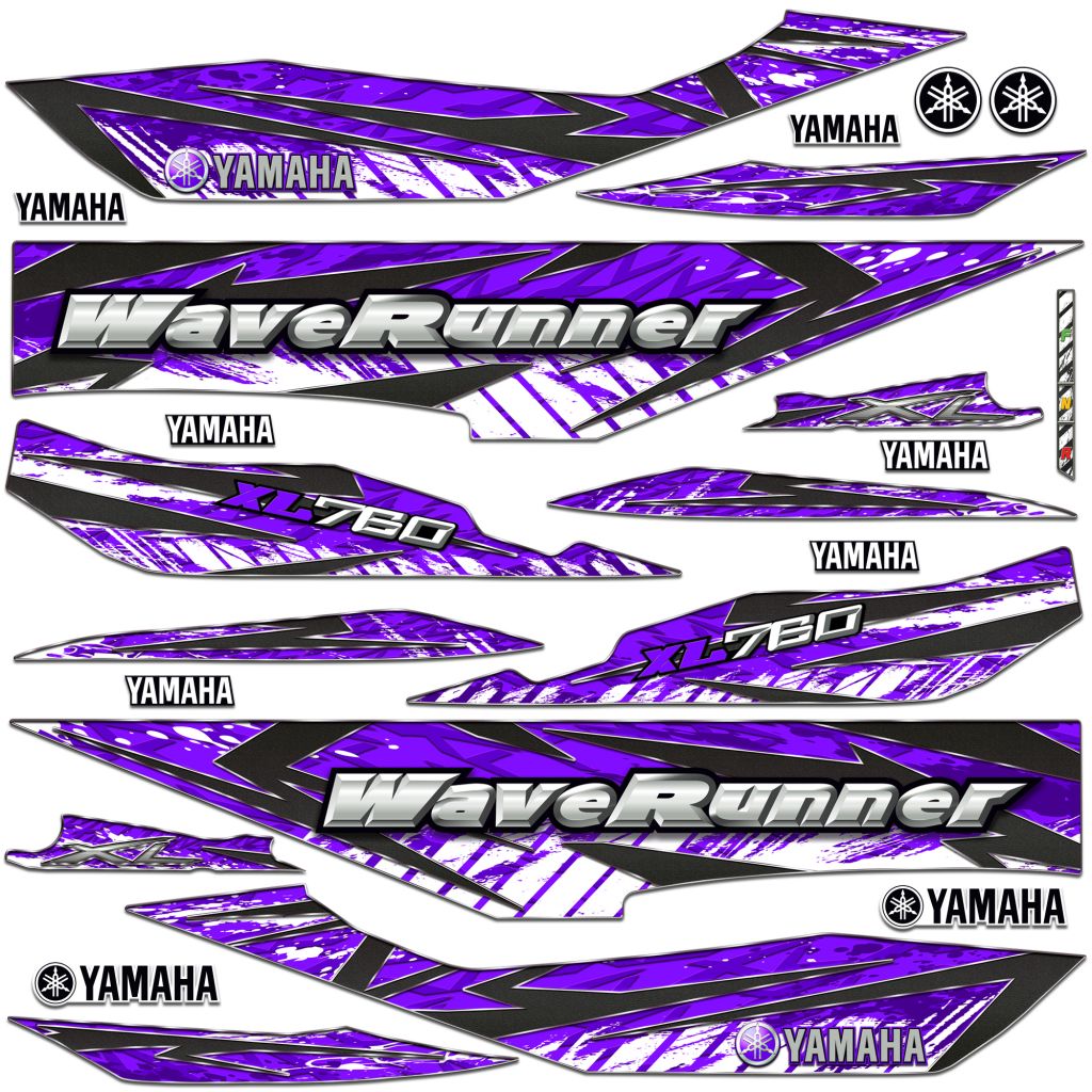 Yamaha WaveRunner XL 760 Accent Graphics (1999-2001)