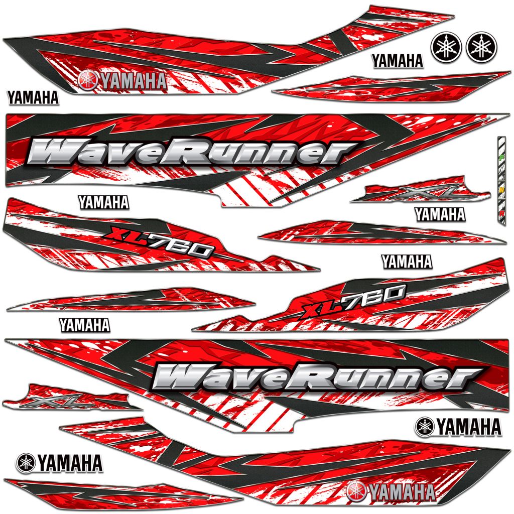 Yamaha WaveRunner XL 760 Accent Graphics (1999-2001)