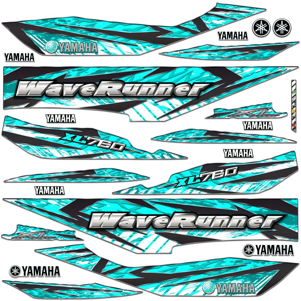 Yamaha WaveRunner XL 760 Accent Graphics (1999-2001)