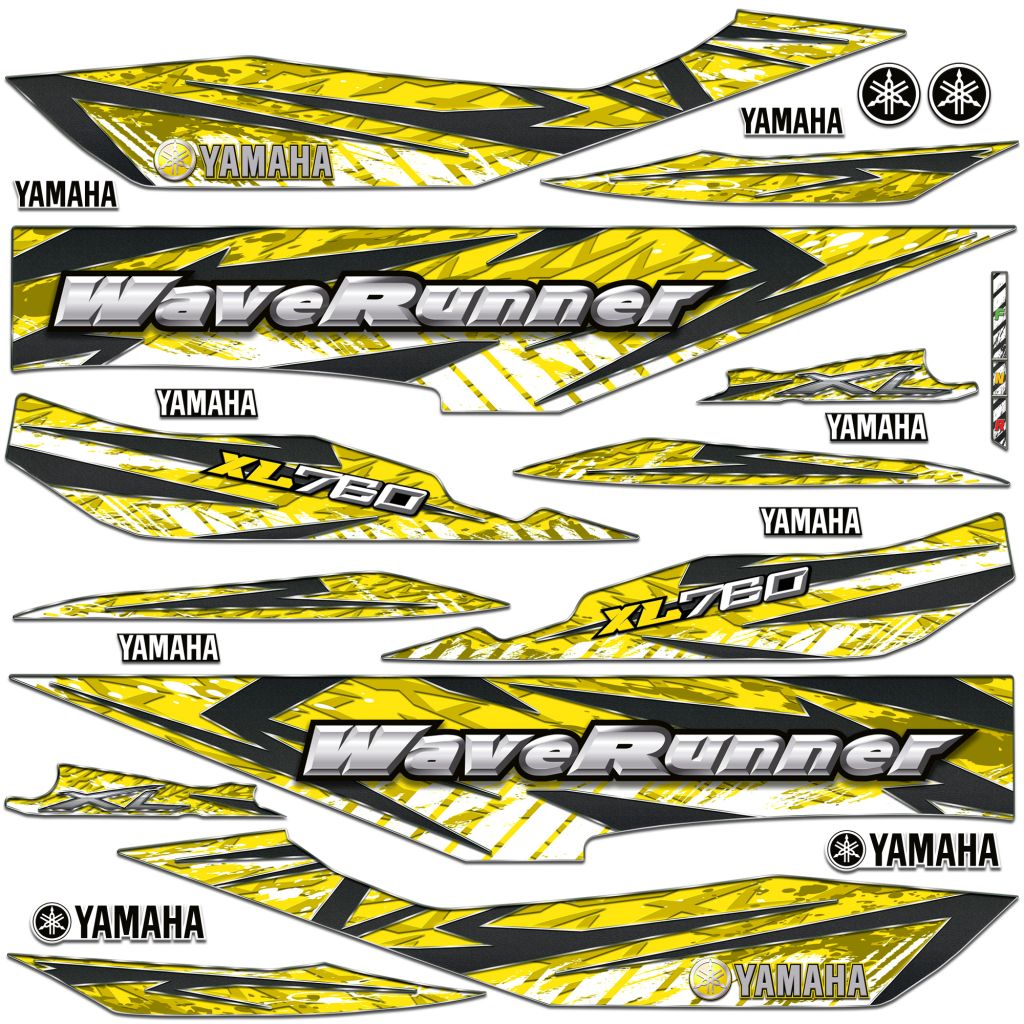 Yamaha WaveRunner XL 760 Accent Graphics (1999-2001)