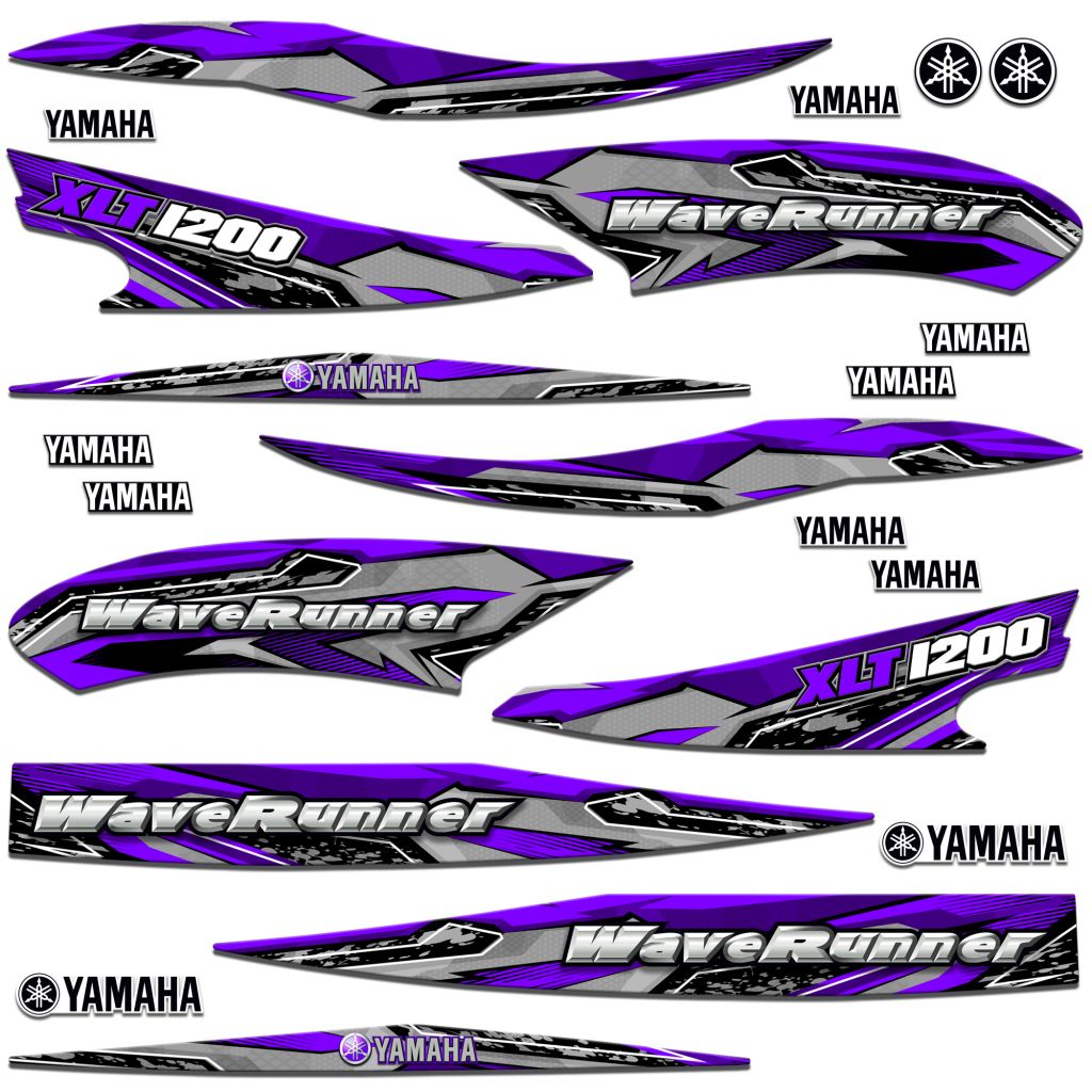 Yamaha WaveRunner XLT 1200 Accent Graphics (2001-2004)