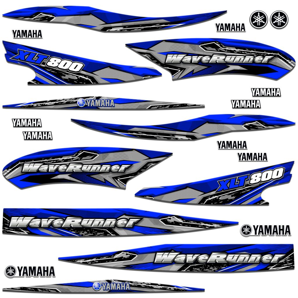Yamaha WaveRunner XLT 800 Accent Graphics (2001-2003)