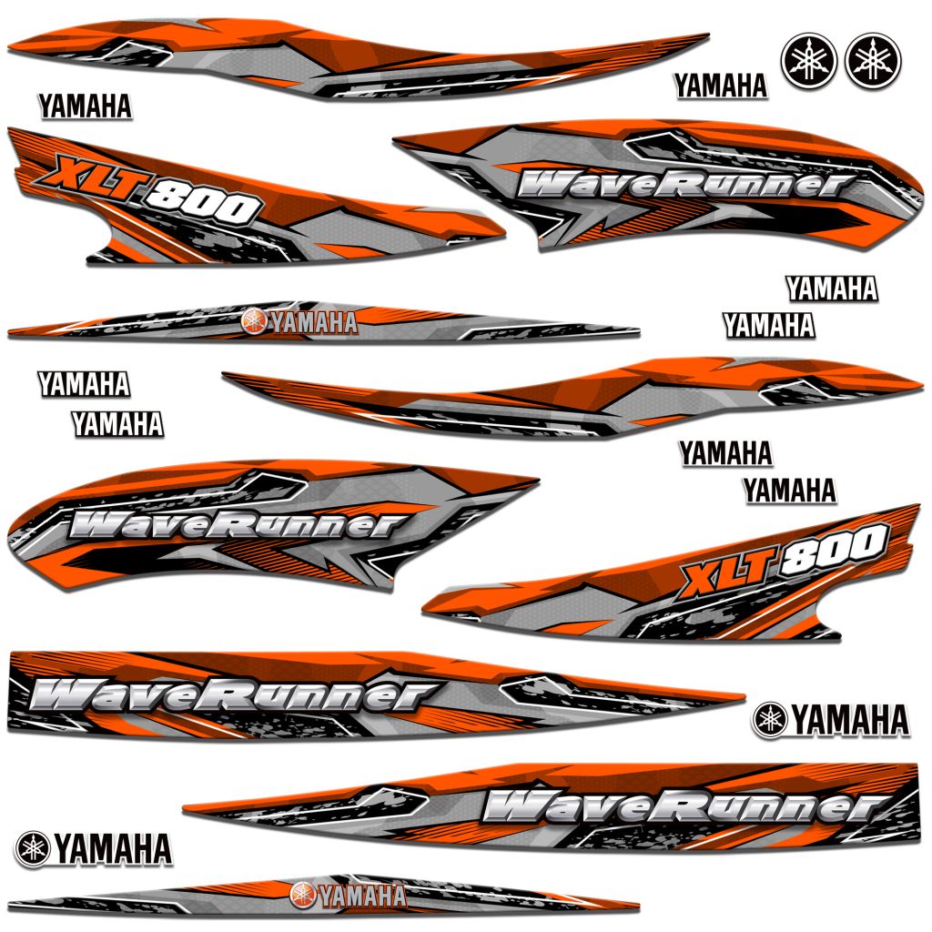 Yamaha WaveRunner XLT 800 Accent Graphics (2001-2003)