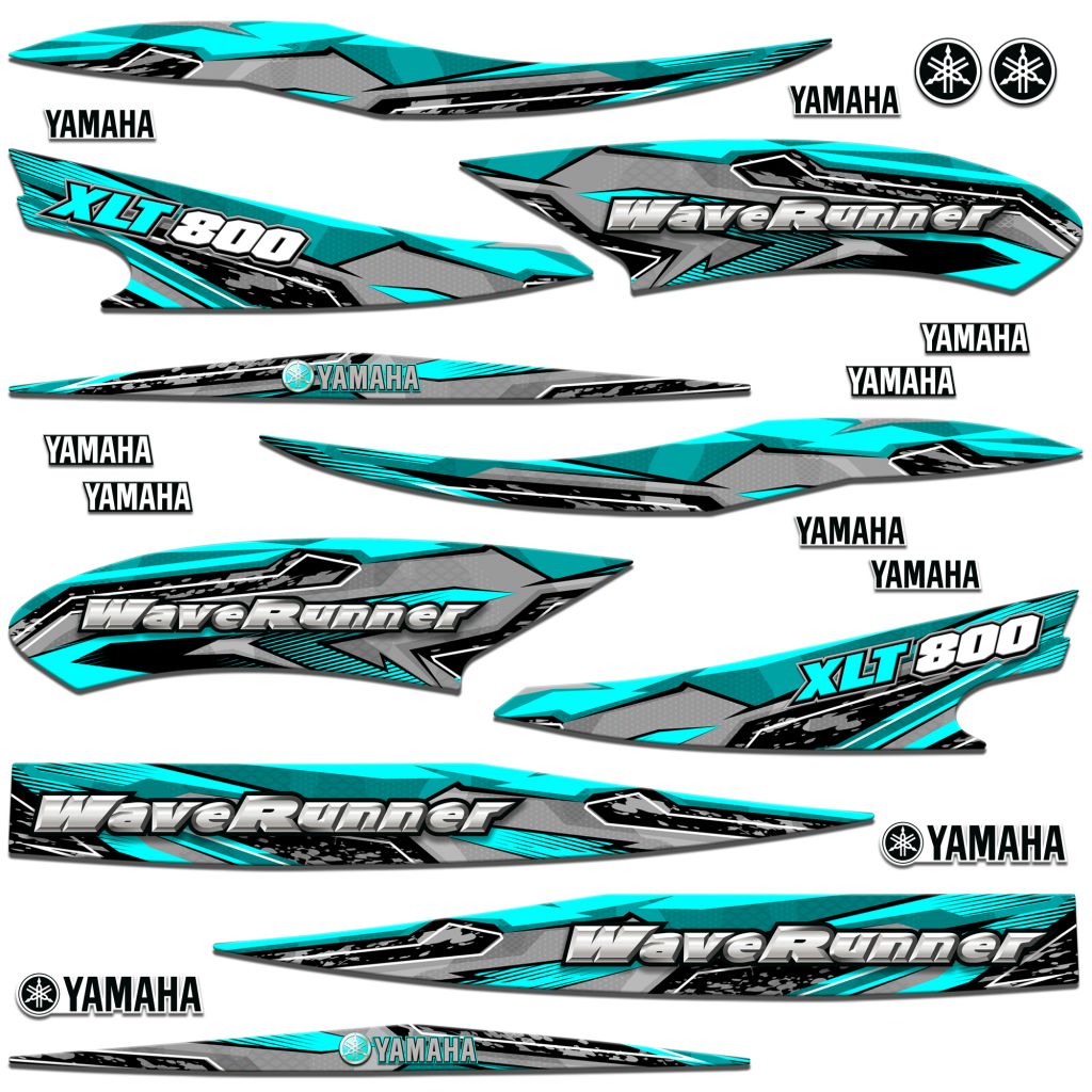 Yamaha WaveRunner XLT 800 Accent Graphics (2001-2003)