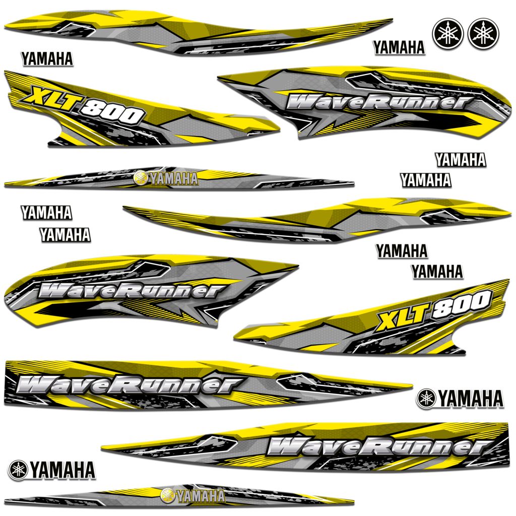 Yamaha WaveRunner XLT 800 Accent Graphics (2001-2003)