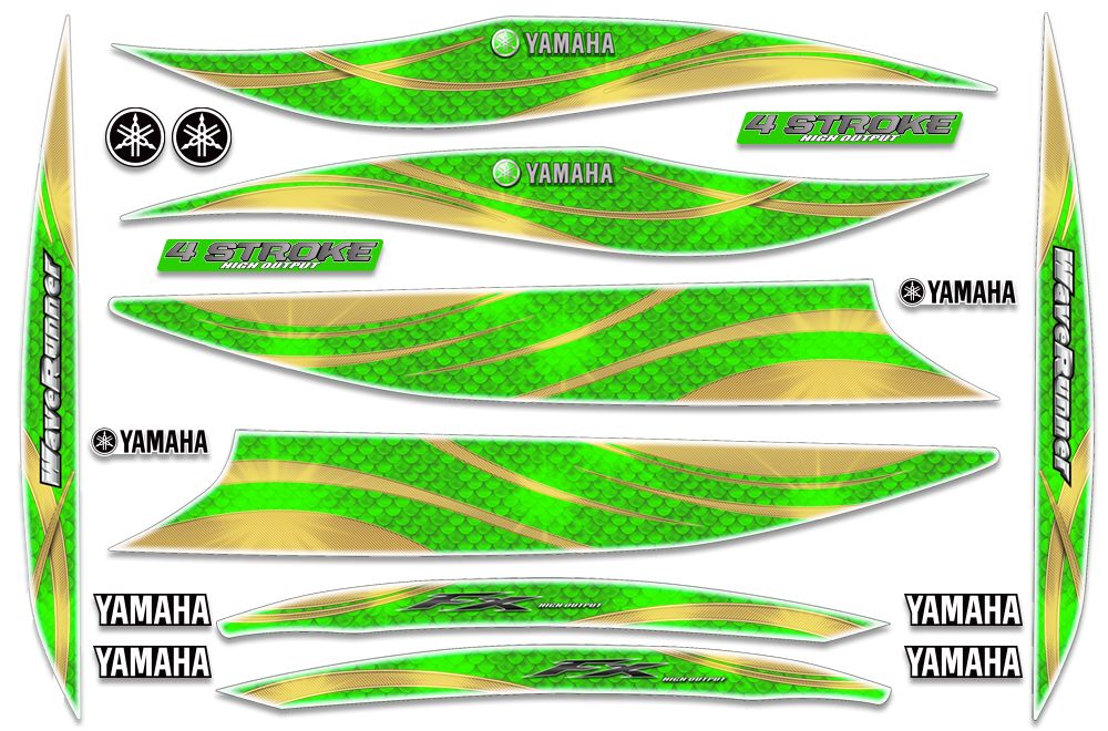 Yamaha WaveRunner FX 160 HO Accent Graphics