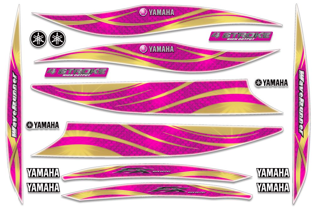 Yamaha WaveRunner FX 160 HO Accent Graphics