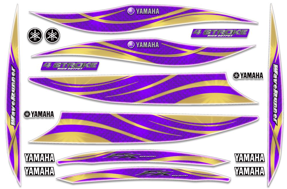 Yamaha WaveRunner FX 160 HO Accent Graphics