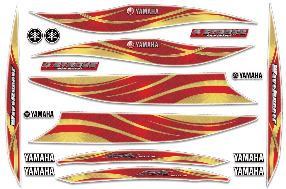 Yamaha WaveRunner FX 160 HO Accent Graphics