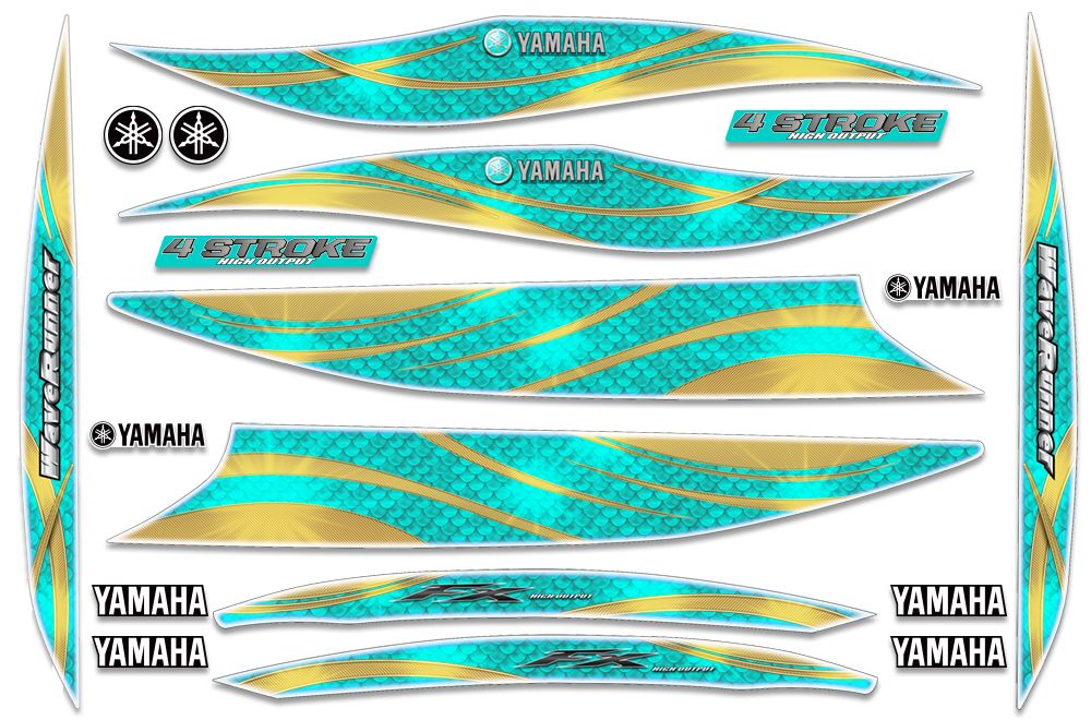 Yamaha WaveRunner FX 160 HO Accent Graphics